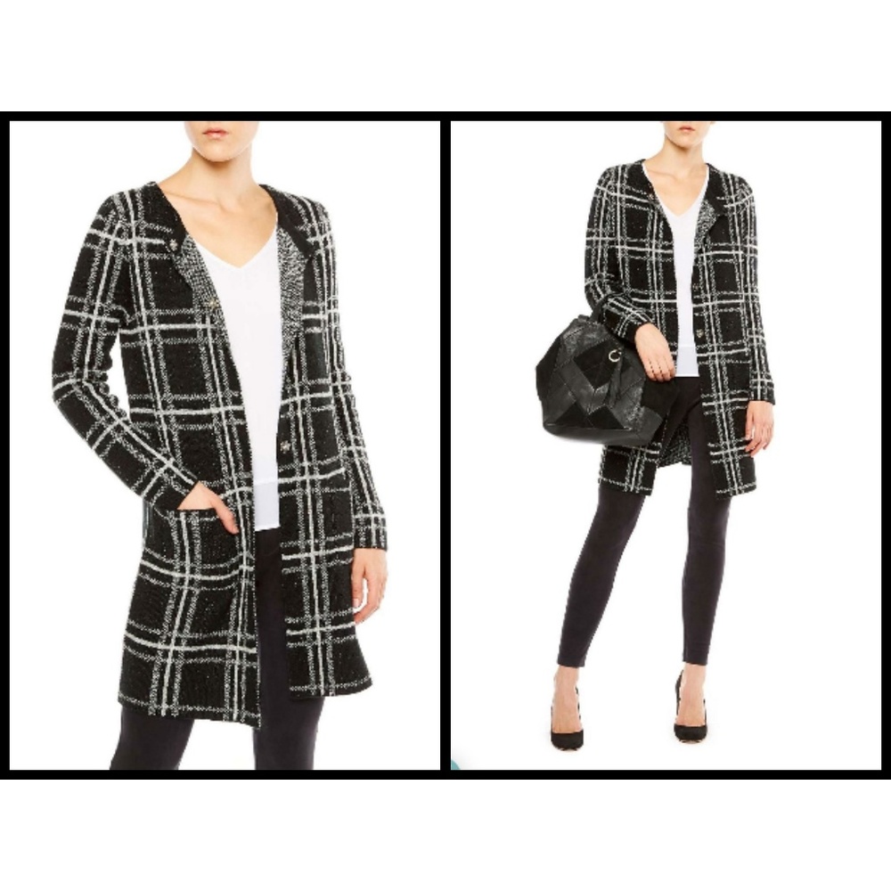 💕SANCTUARY💕 Serge City Coat ~ Windowpane Plaid